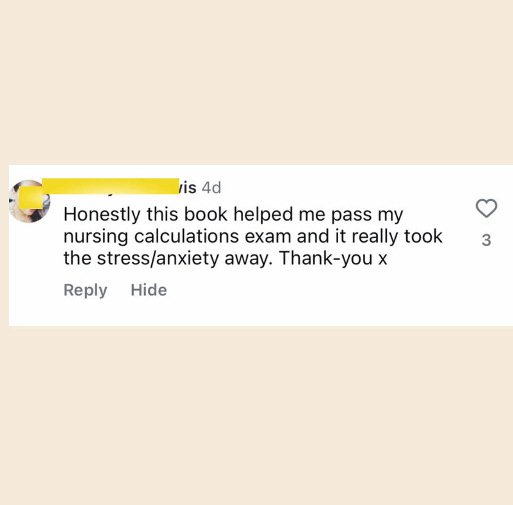 Drug Calculations Revision E Book (DIGITAL PDF)