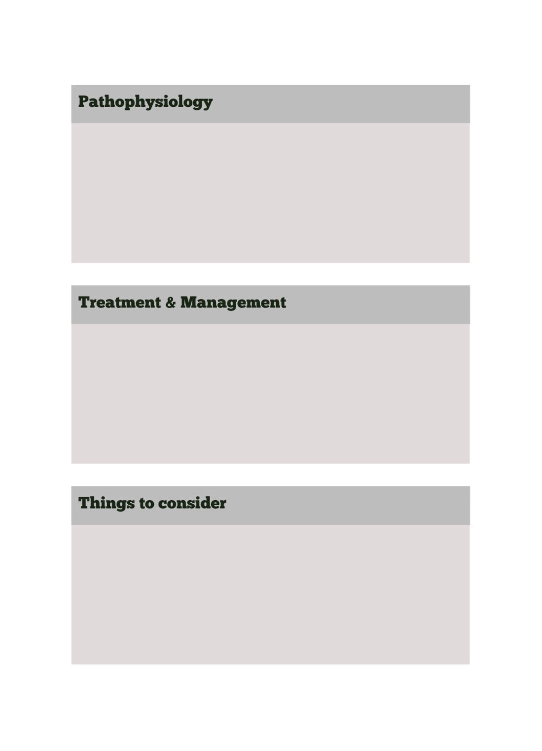 Conditions Revision Book