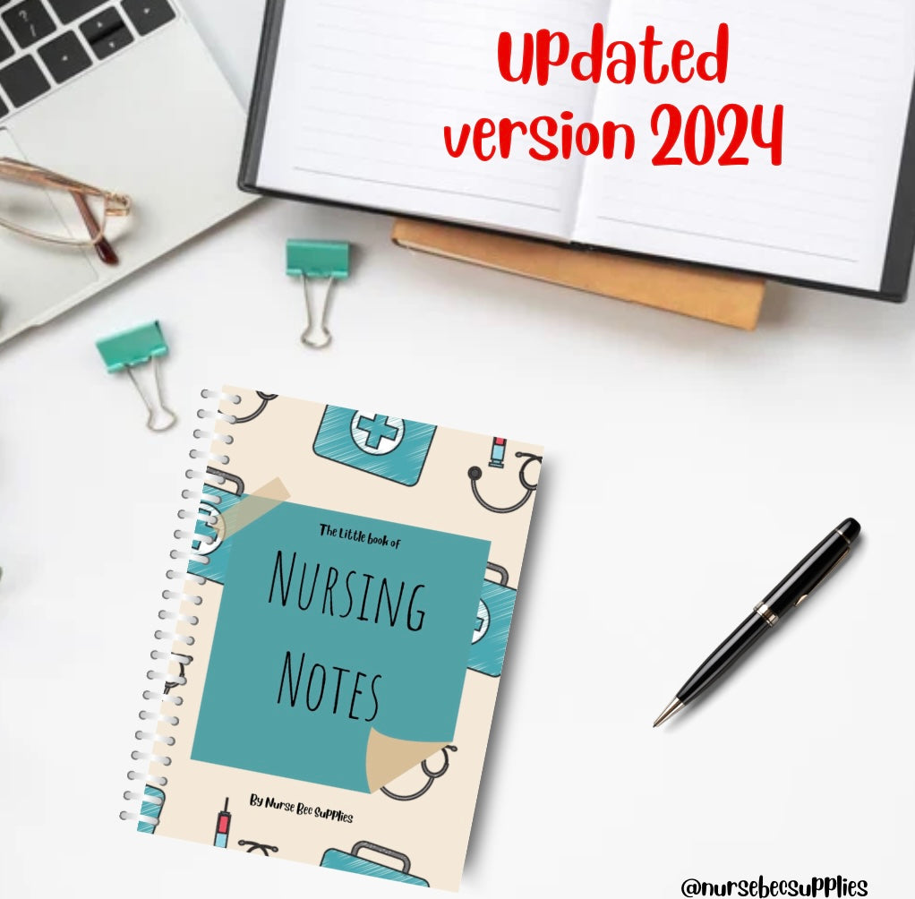 The little book of Nursing Notes (Updated 2024) PRE ORDER