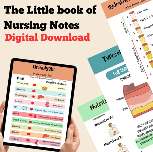 The little book of Nursing Notes (DIGITAL DOWNLOAD)