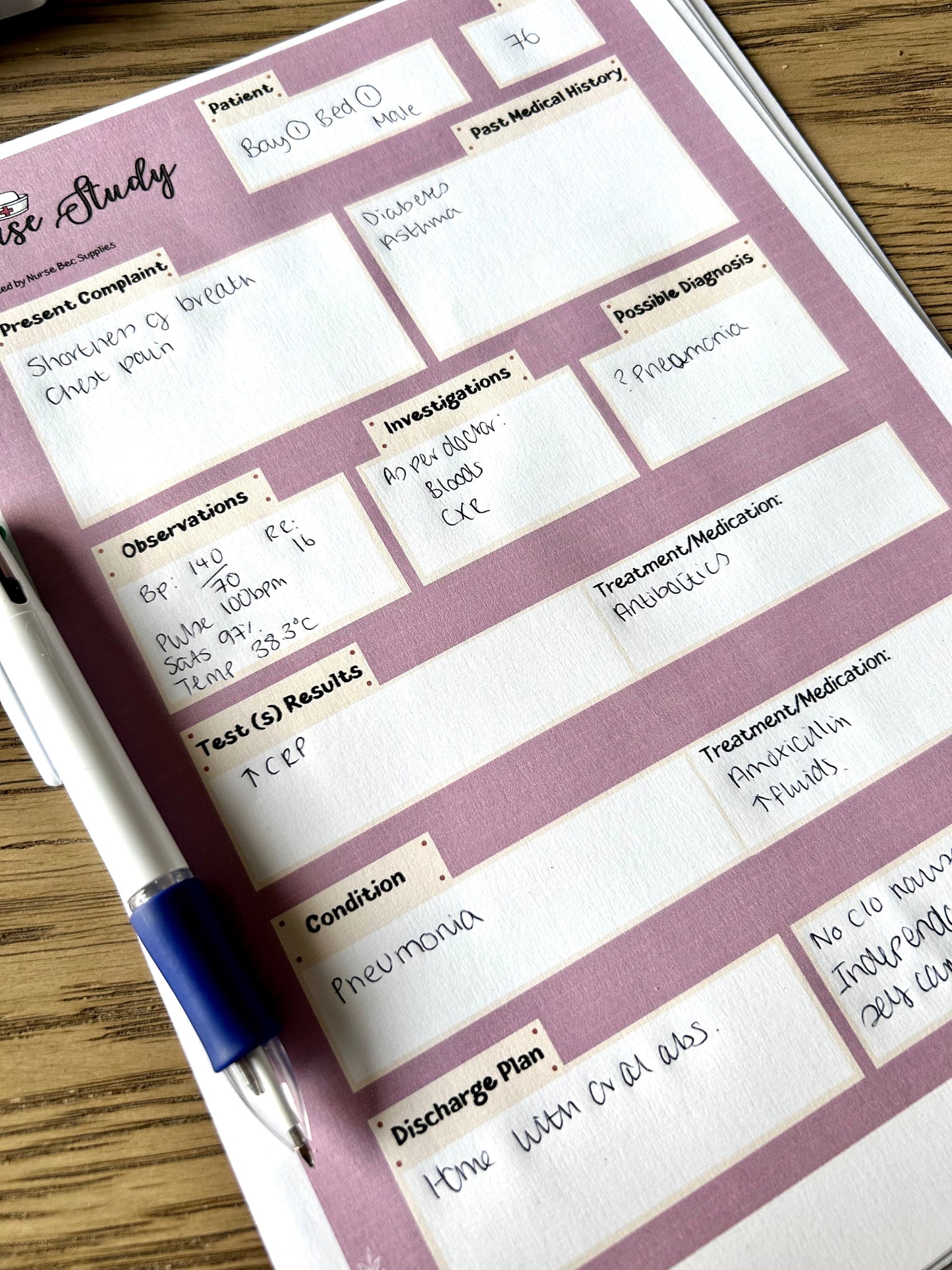 Case Study Template (DIGITAL DOWNLOAD)