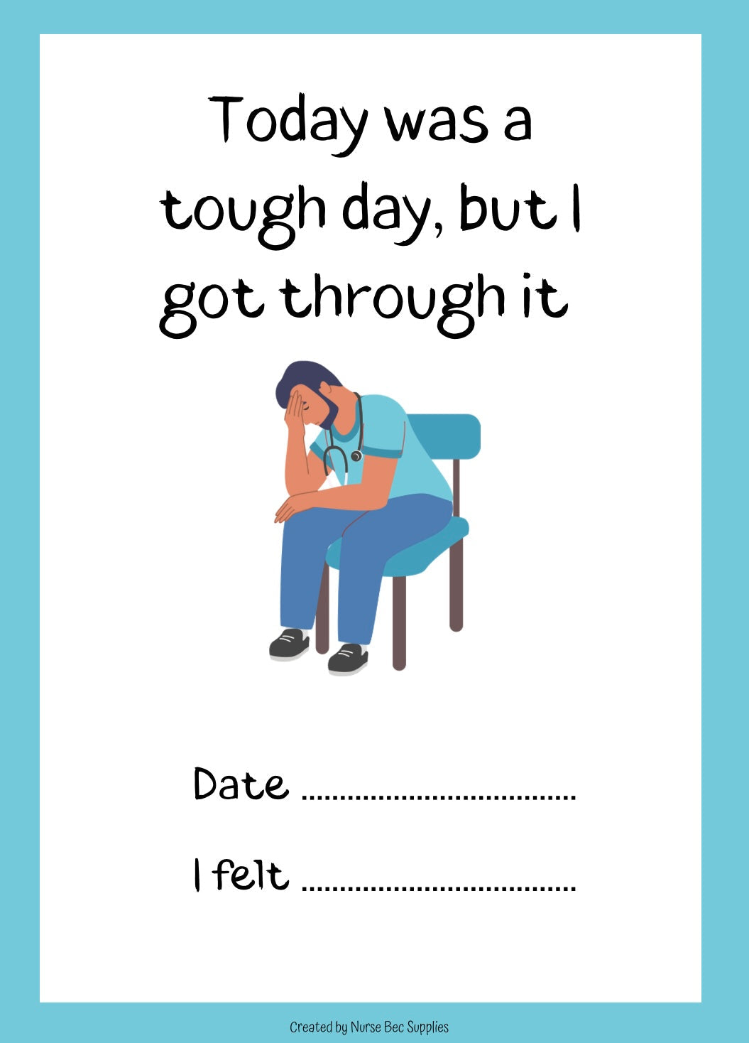 Student Nurse Milestone cards (DIGITAL DOWNLOAD)
