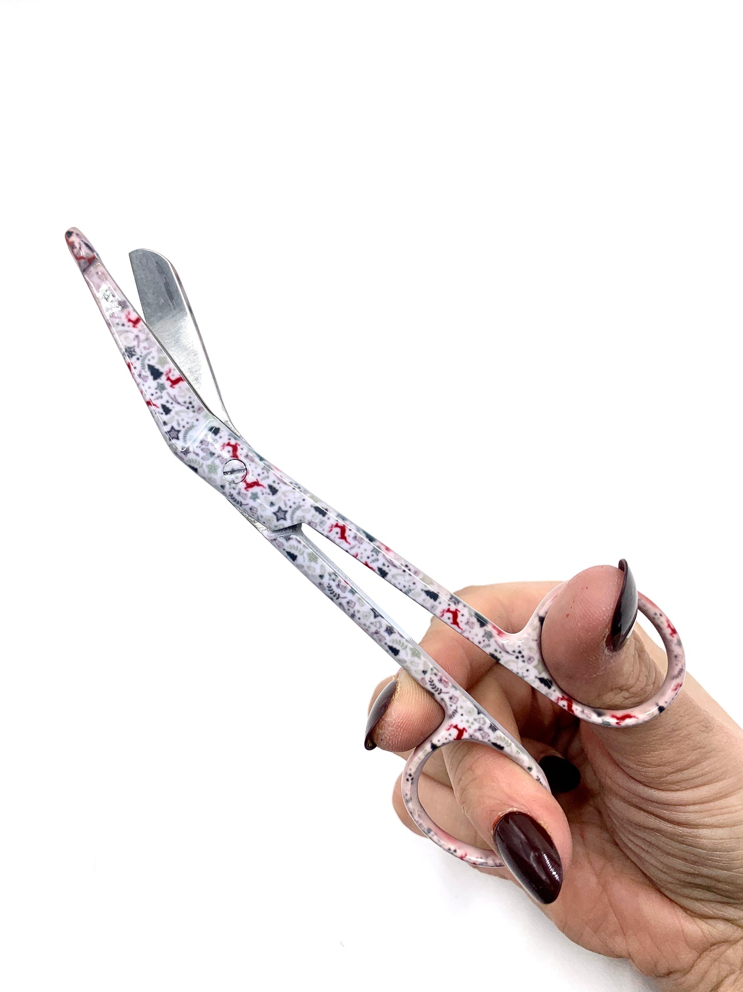 Christmas Scissors- Festive White