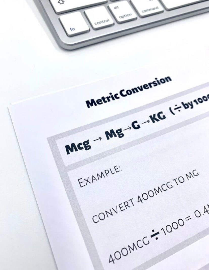 Drug Calculations Revision E Book (DIGITAL PDF)