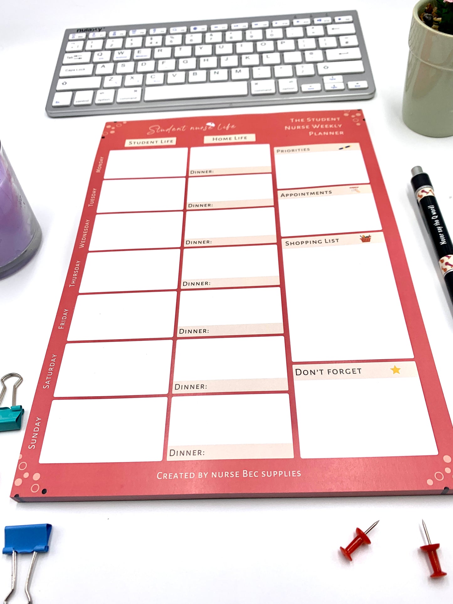 Student Nurse Life Planner (tear off pad)