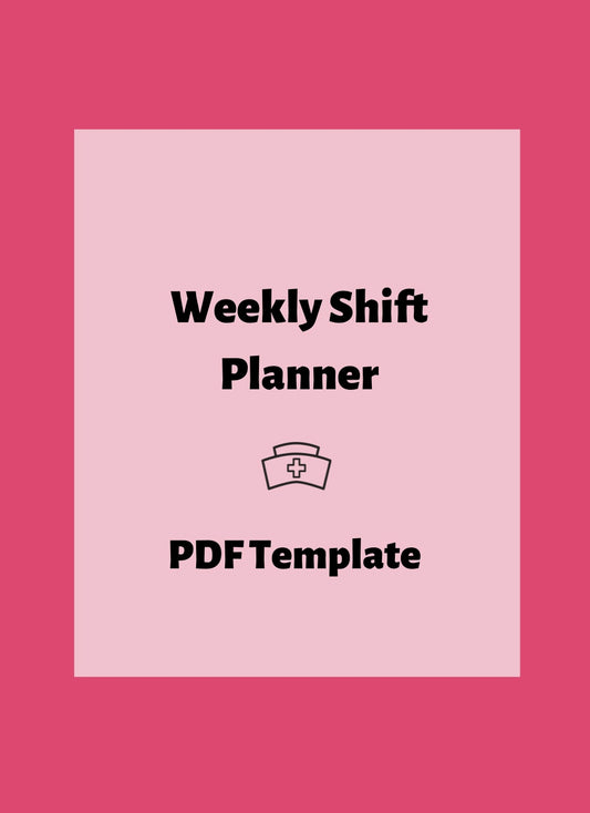 Weekly Shift Planner (DIGITAL)