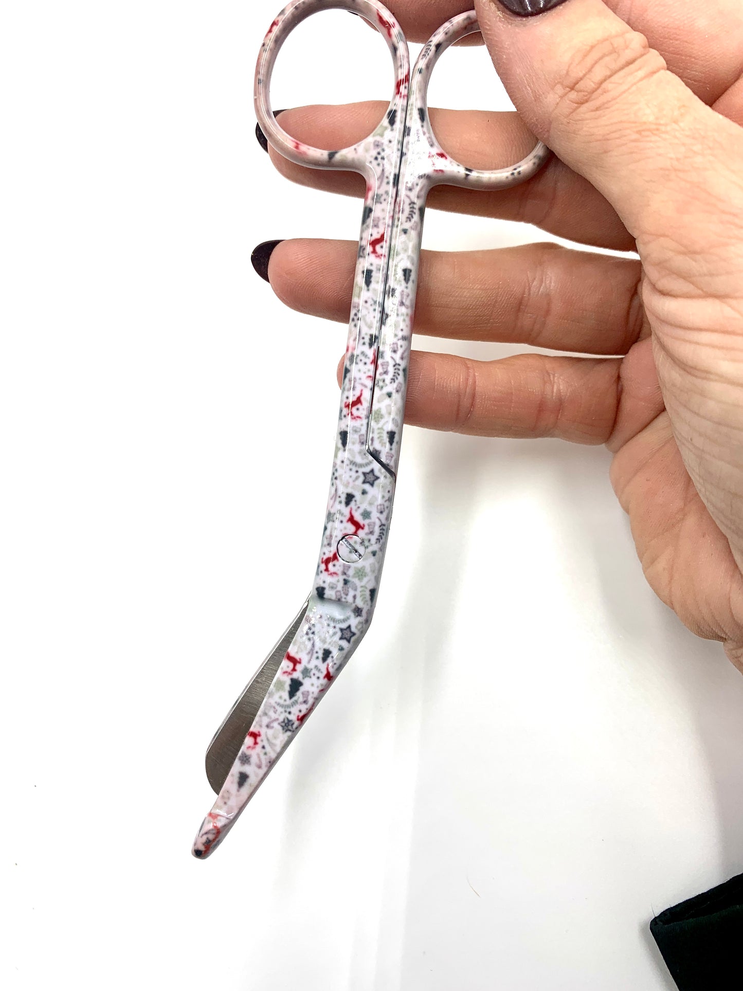 Christmas Scissors- Festive White
