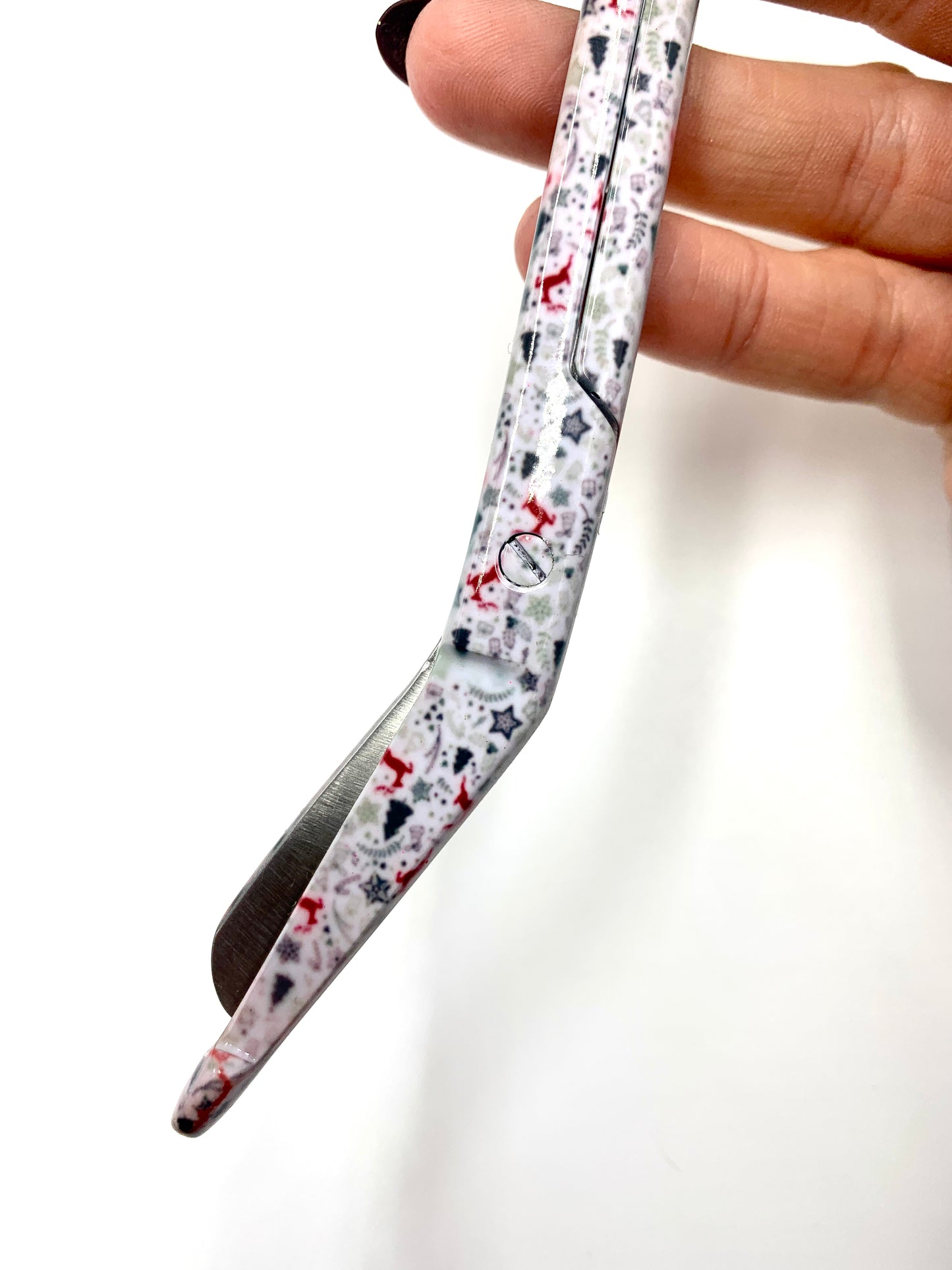 Christmas Scissors- Festive White