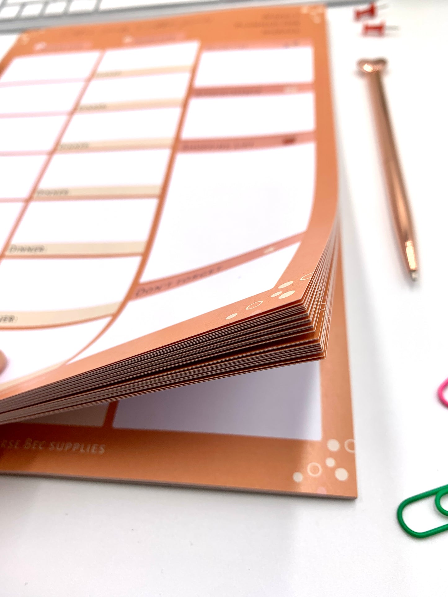 Weekly Planner for Nurses (tear off pad)