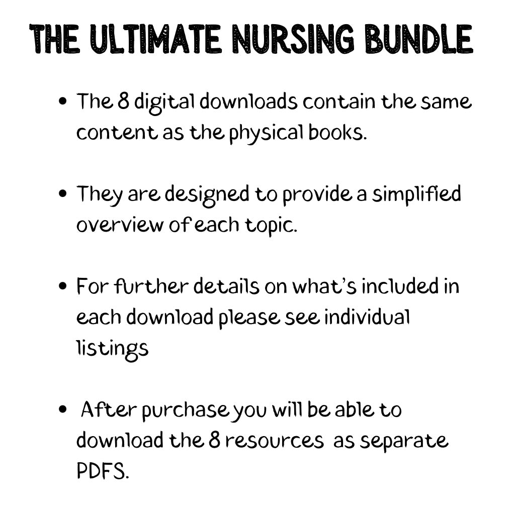 The ULTIMATE Nursing Bundle - DIGITAL DOWNLOAD