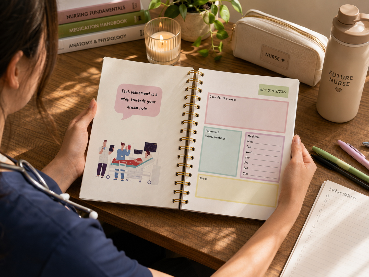 PRE ORDER: Academic Planner for student nurses (Sept 2026-Aug 2027)