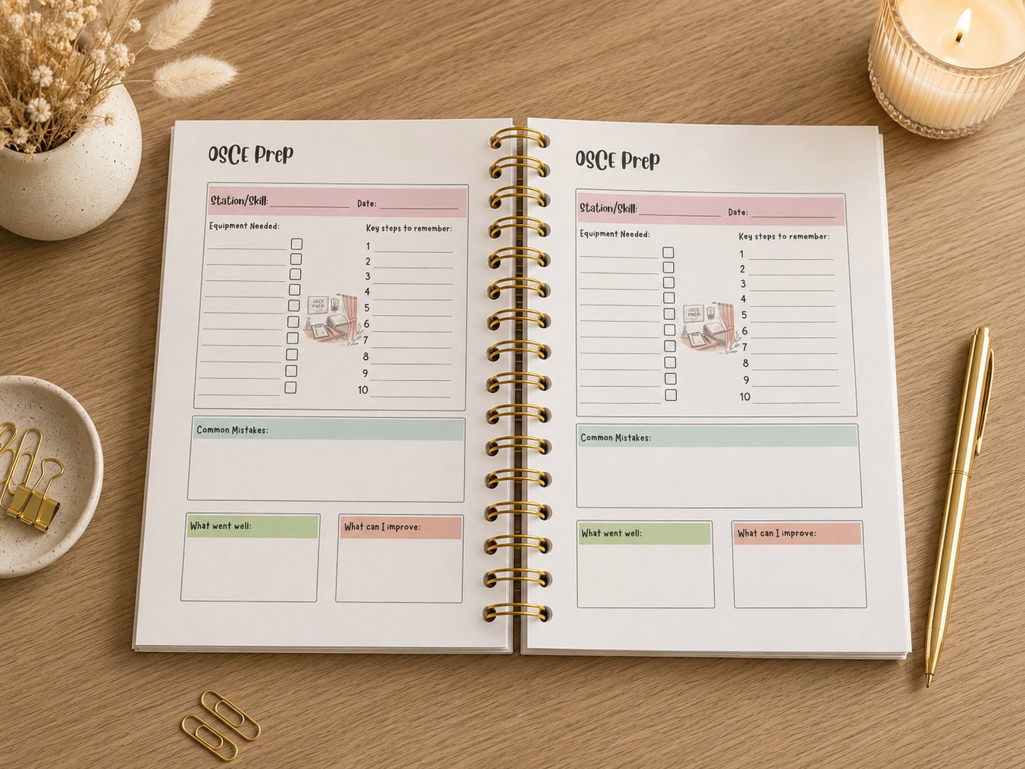 PRE ORDER: Academic Planner for student nurses (Sept 2026-Aug 2027)
