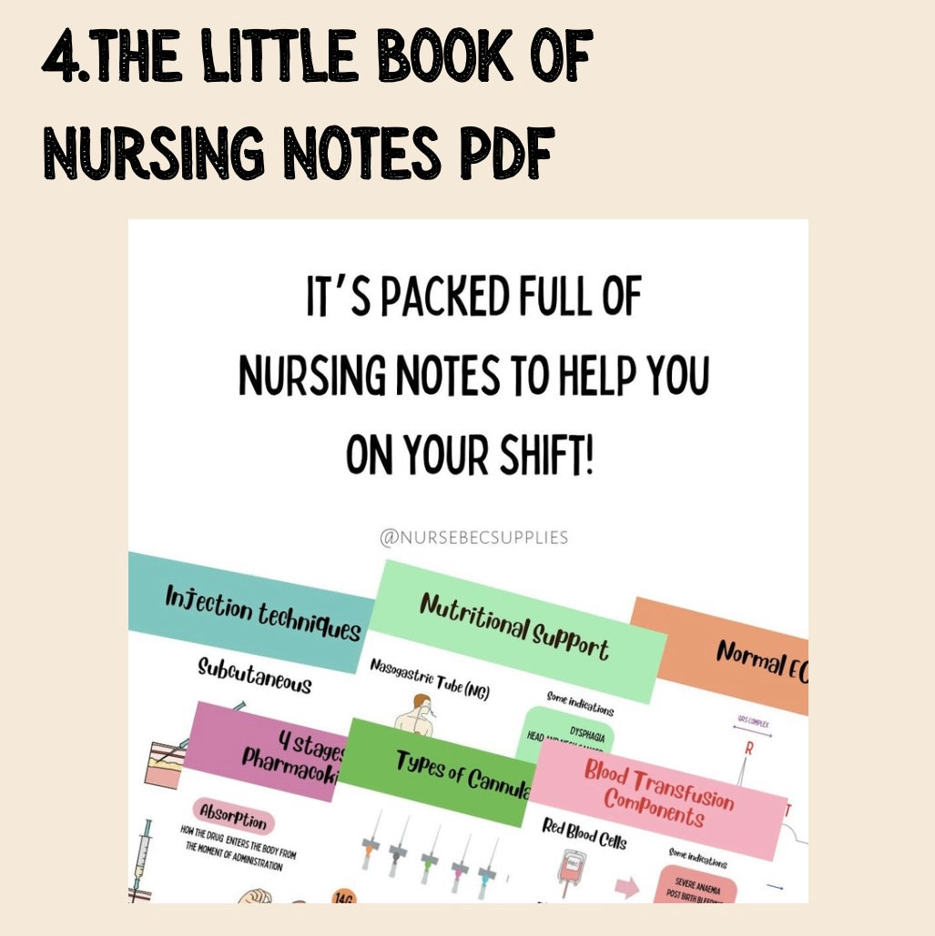 The ULTIMATE Nursing Bundle - DIGITAL DOWNLOAD