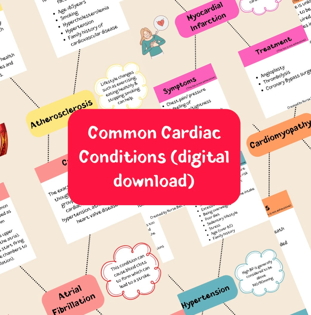 Common Cardiac Conditions (DIGITAL DOWNLOAD)