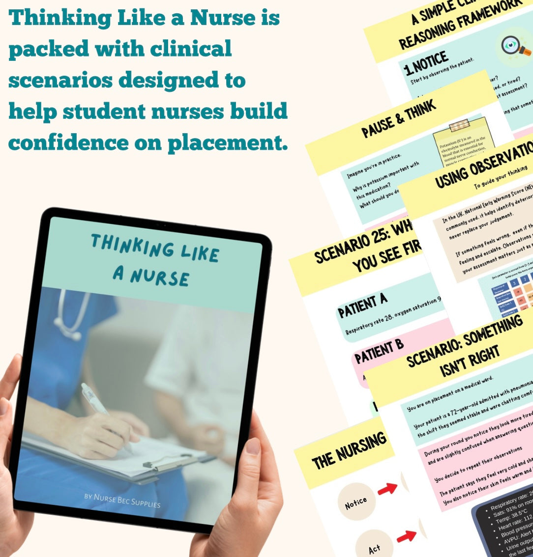DIGITAL DOWNLOAD L: Thinking like a Nurse