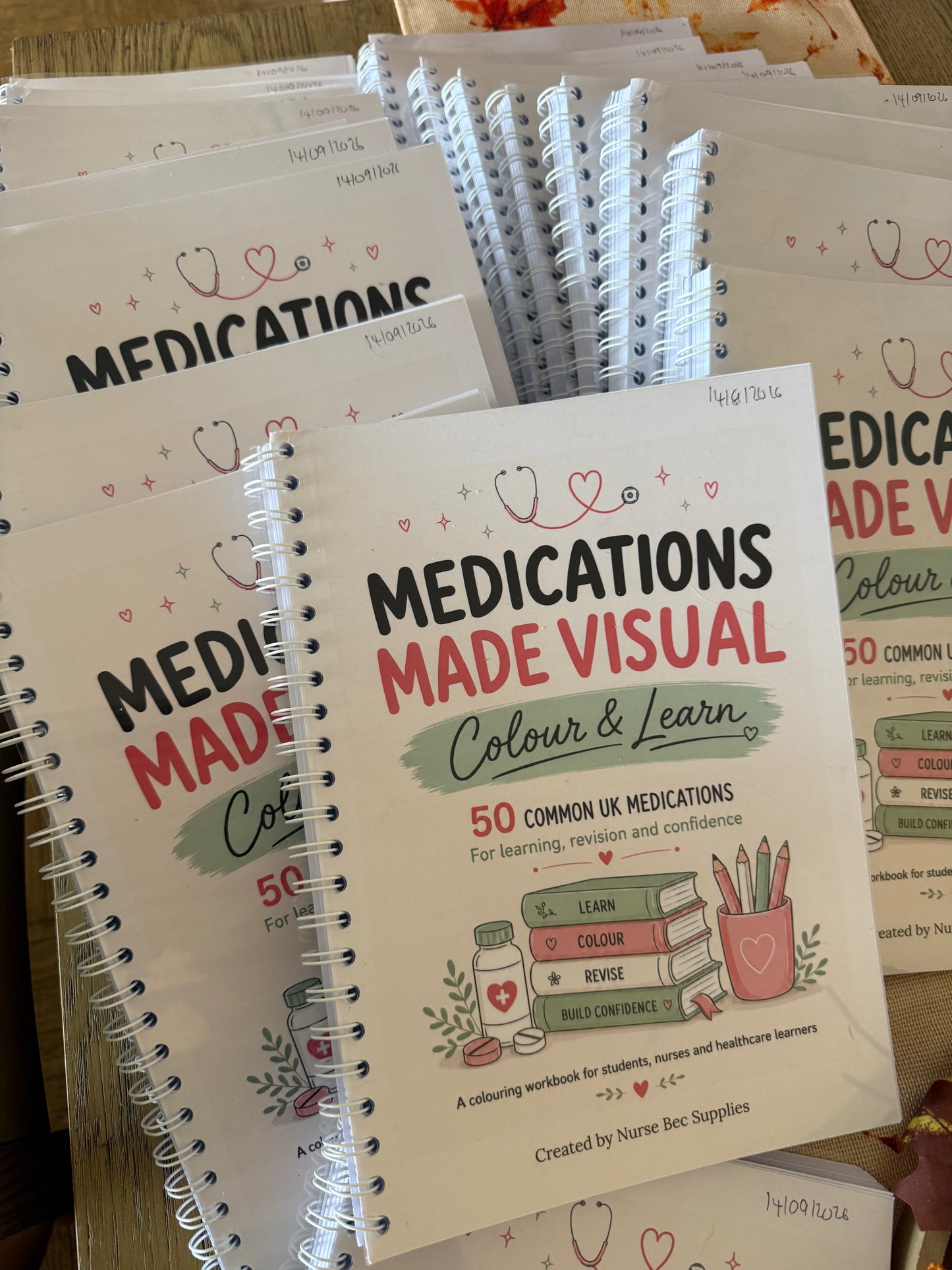 DAMAGED Medication made Visual - Colour & Learn 50% off!