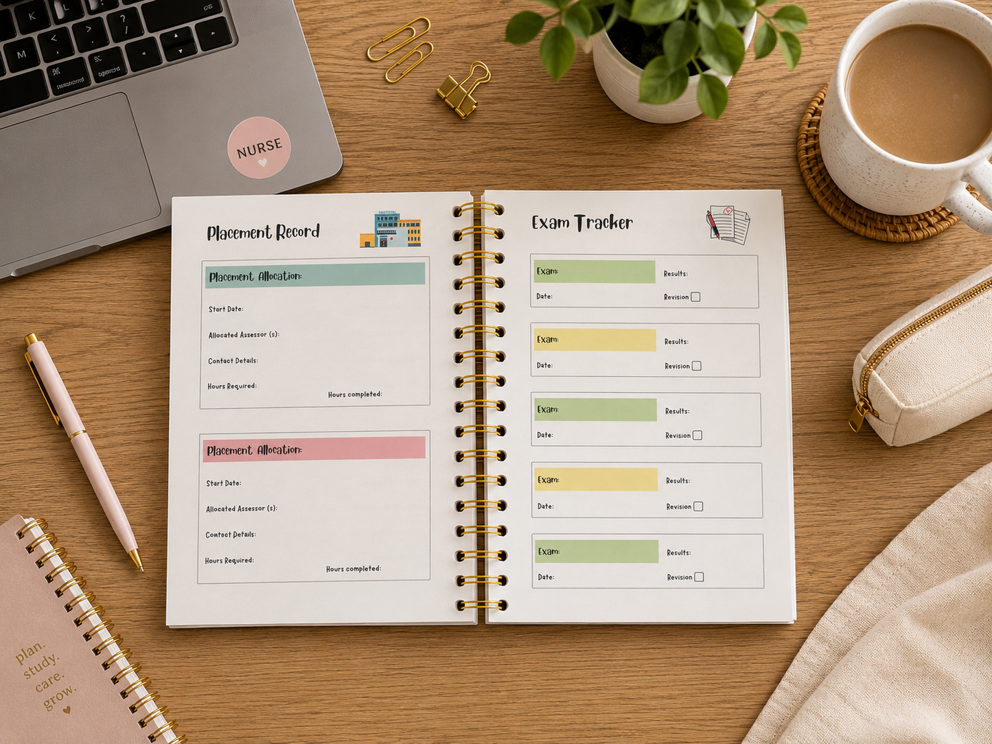PRE ORDER: Academic Planner for student nurses (Sept 2026-Aug 2027)