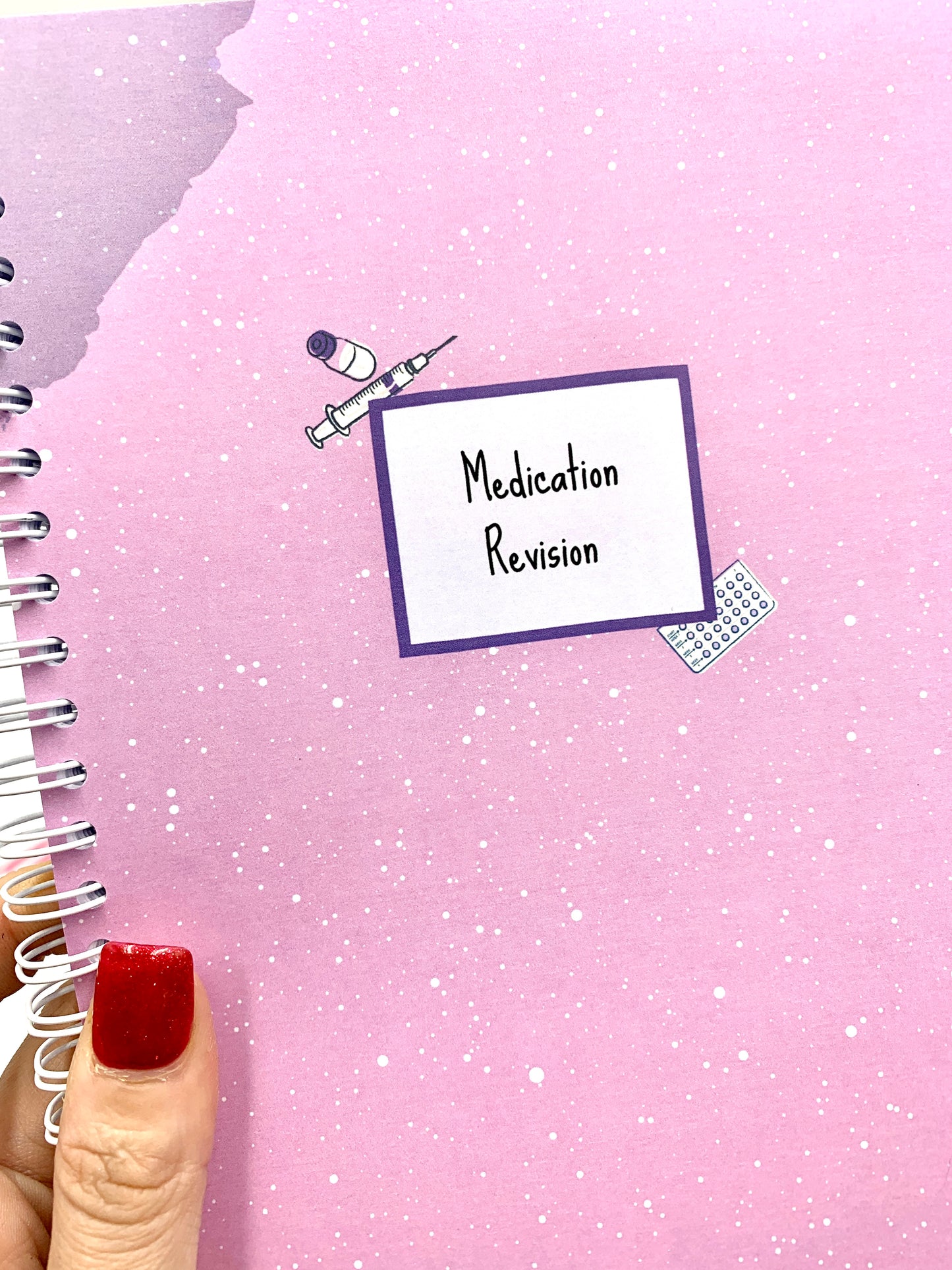 Medication Revision Book (Pink/pur)