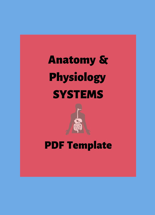 Anatomy & Physiology SYSTEMS Template (DIGITAL)