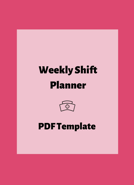 Weekly Shift Planner (DIGITAL)